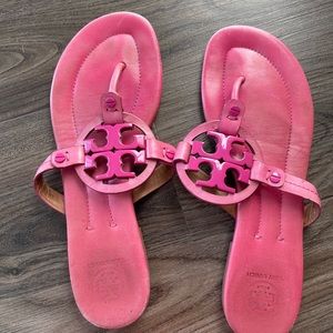 Tory Burch pink Miller sandals